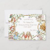 Classic Peter das Kaninchen Geburtstag Dankeschön  (Vorderseite)