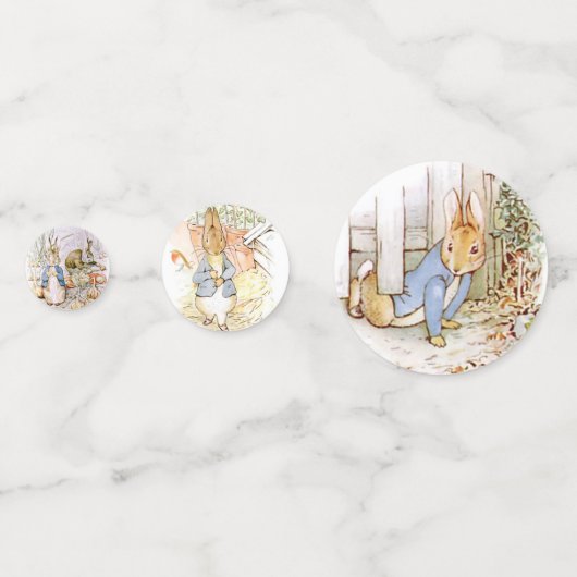 Classic Peter der Kaninchen Tischkonfetti Set 1 Konfetti (Vorderseiten)