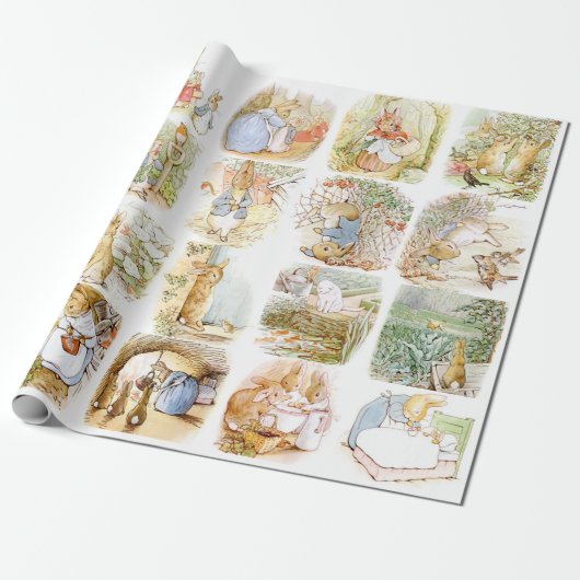 Classic Peter der Kaninchenwackelpapier Geschenkpapier (Ungerollt)