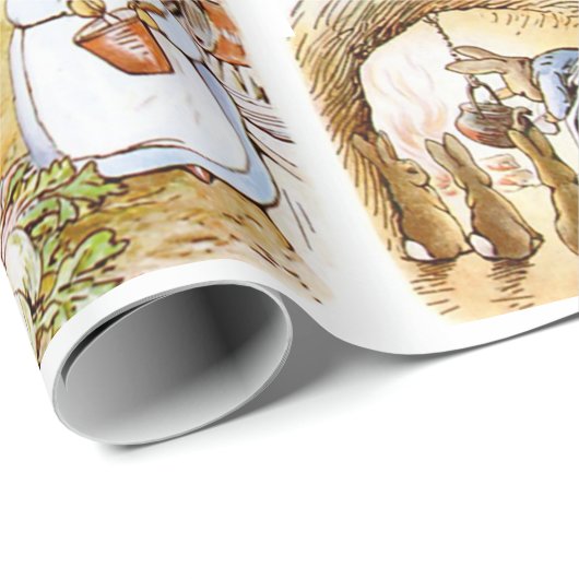 Classic Peter der Kaninchenwackelpapier Geschenkpapier (Rolleneckpunkt)