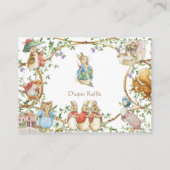 Classic Peter der Rabbit Baby Duwer Windschutzsche Begleitkarte (Rückseite)