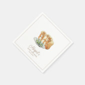 Classic Peter der Rabbit Beatrix Potter Baby Serviette (Ecke)