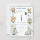Classic Peter der Rabbit Beatrix Potter Geburtstag Einladung (Vorderseite)