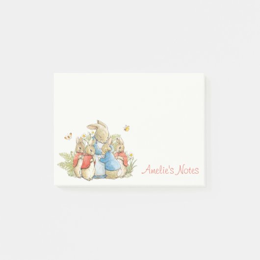 Classic Peter der Rabbit Beatrix Potter Sweet Post-it Klebezettel (Vorderseite)