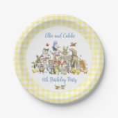 Classic Peter der Rabbit Geburtstagsparty Pappteller (Vorderseite)