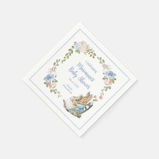 Classic Peter der Rabbit Twin Baby Dusche Serviette (Ecke)