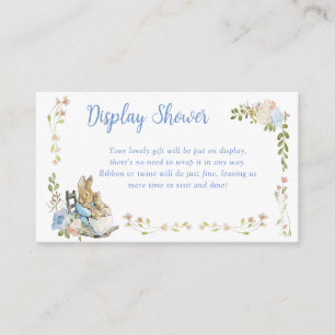 Classic Peter der Rabbit Twins Display Dusche Begleitkarte
