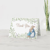 Classic Peter die Rabbit Baby Dusche Danke Auto (Vorderseite)