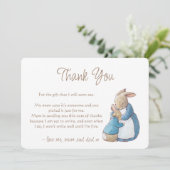 Classic Peter die Rabbit Baby Dusche Danke Auto (Stehend Vorderseite)