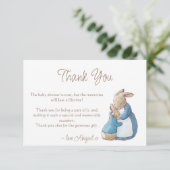 Classic Peter die Rabbit Baby Dusche Danke Auto (Stehend Vorderseite)