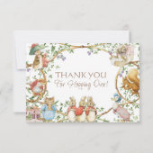 Classic Peter die Rabbit Baby Dusche Danke Auto (Rückseite)