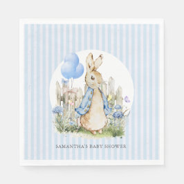 Classic Peter Rabbit Baby Shower Boy Serviette