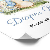 Classic Peter Rabbit Babydusche Windeln Poster (Ecke)