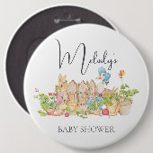 Classic Peter Rabbit Round Abzeichen Button (Vorne & Hinten)