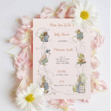 Classic Peter the Rabbit Baby Girl Shower