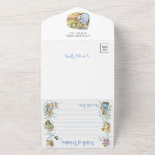 Classic Peter the Rabbit Baby Shower All In One Einladung (Außenbereich)