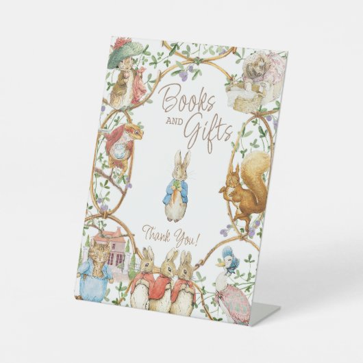 Classic Peter the Rabbit Baby Shower Books Geschen Sockelschild (Vorderseite)