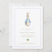 Classic Peter the Rabbit Baby Shower Einladung (Vorderseite)