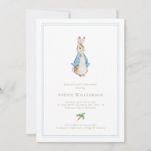 Classic Peter the Rabbit Baby Shower Einladung