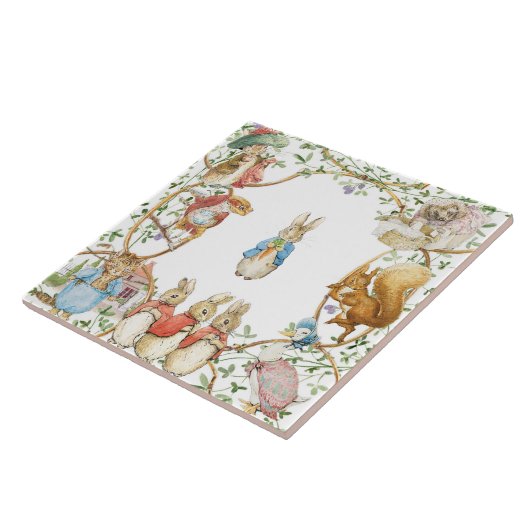 Classic Peter the Rabbit Baby Shower Fliese (Seite)
