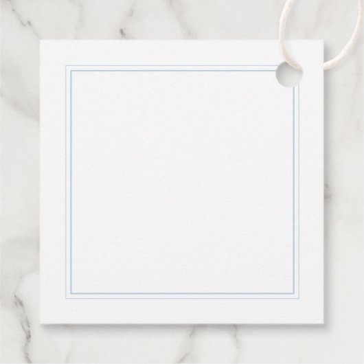 Classic Peter the Rabbit Baby Shower Geschenkanhänger (Rückseite)