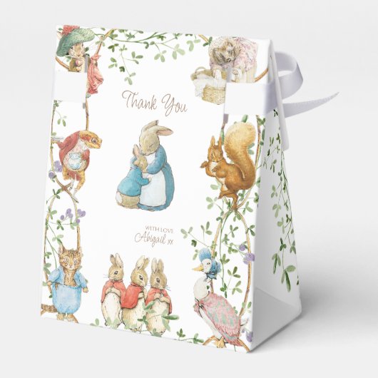 Classic Peter the Rabbit Baby Shower Geschenkschachtel (Rückseite)