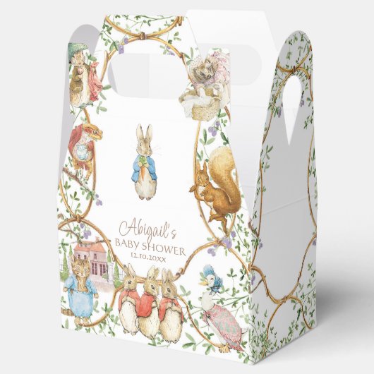 Classic Peter the Rabbit Baby Shower Geschenkschachtel (Geöffnet)