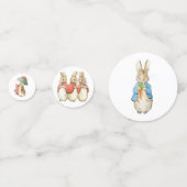 Classic Peter the Rabbit Baby Shower Konfetti (Rückseiten)