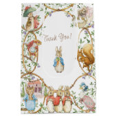 Classic Peter the Rabbit Baby Shower Mittlere Geschenktüte (Rückseite)
