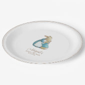 Classic Peter the Rabbit Baby Shower Pappteller (Schrägansicht)