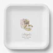 Classic Peter the Rabbit Baby Shower Pappteller (Vorderseite)