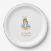 Classic Peter the Rabbit Baby Shower Pappteller (Vorderseite)