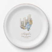 Classic Peter the Rabbit Baby Shower Pappteller (Vorderseite)