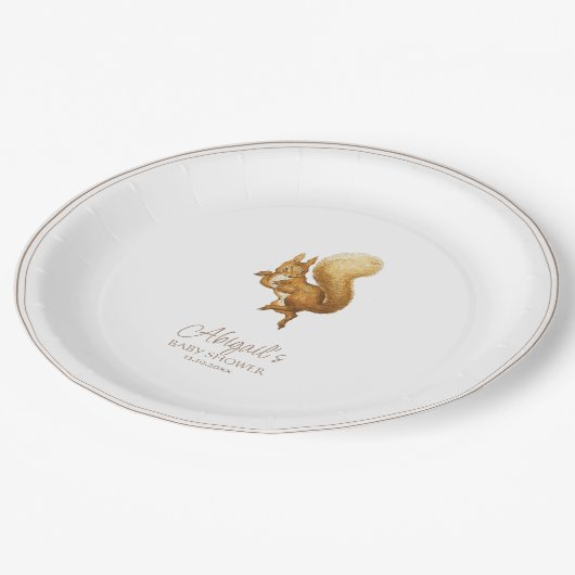 Classic Peter the Rabbit Baby Shower Pappteller (Schrägansicht)