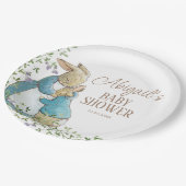 Classic Peter the Rabbit Baby Shower Pappteller (Schrägansicht)