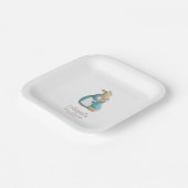 Classic Peter the Rabbit Baby Shower Pappteller (Gewinkelt)