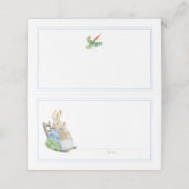 Classic Peter the Rabbit Baby Shower Platzkarte (Außenseite Aufgefaltet)