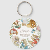 Classic Peter the Rabbit Baby Shower Schlüsselanhänger (Vorderseite)