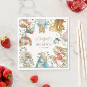 Classic Peter the Rabbit Baby Shower Serviette (Beispiel)