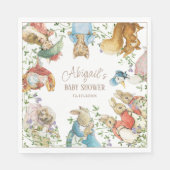 Classic Peter the Rabbit Baby Shower Serviette (Vorderseite)