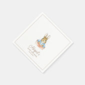 Classic Peter the Rabbit Baby Shower Serviette (Ecke)