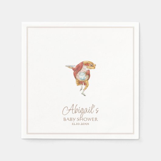 Classic Peter the Rabbit Baby Shower Serviette (Vorderseite)