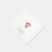 Classic Peter the Rabbit Baby Shower Serviette (Ecke)