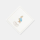 Classic Peter the Rabbit Baby Shower Serviette (Ecke)