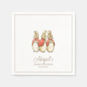 Classic Peter the Rabbit Baby Shower Serviette (Vorderseite)