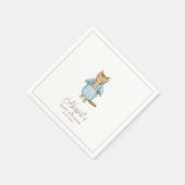 Classic Peter the Rabbit Baby Shower Serviette (Ecke)