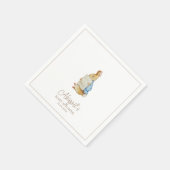 Classic Peter the Rabbit Baby Shower Serviette (Ecke)