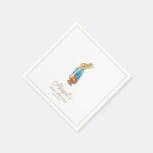 Classic Peter the Rabbit Baby Shower Serviette (Ecke)