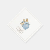 Classic Peter the Rabbit Baby Shower Serviette (Ecke)