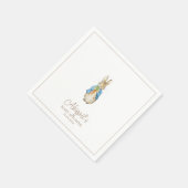 Classic Peter the Rabbit Baby Shower Serviette (Ecke)
